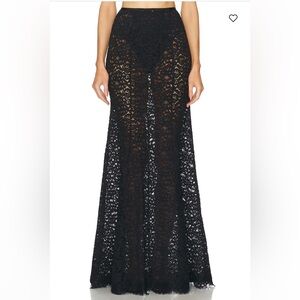 NWOT! L'ACADEMIE by Marianna Zelie Maxi Skirt in Black